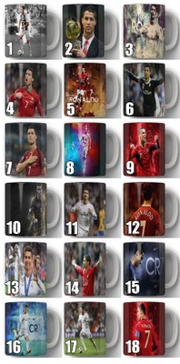 KUBEK 330 ML ZIDANE MESSI HALAND MARADONA BENZEMA LEWANDOWSKI MBAPE RONALDO