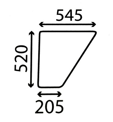 VENTANAS DE PUERTA PARTE INFERIOR FENDT S-300 178810110040  