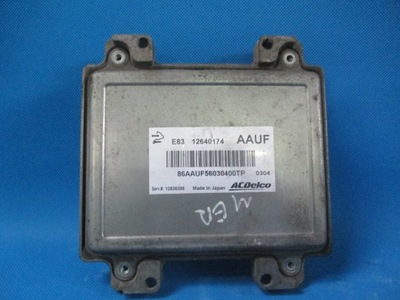 COMPUTADOR UNIDAD DE CONTROL DEL MOTOR OPEL MERIVA B 12640174  