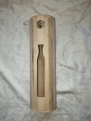 Pudełko drewniane na butelkę