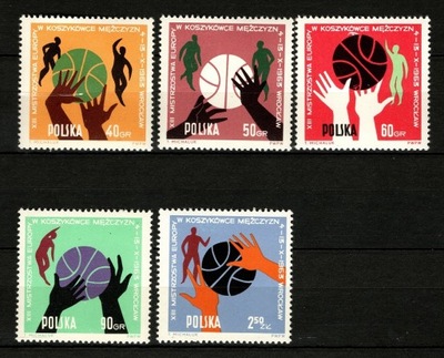 Polska znaczki pocztowe ( Sport) ( czyste ) 1963 r.