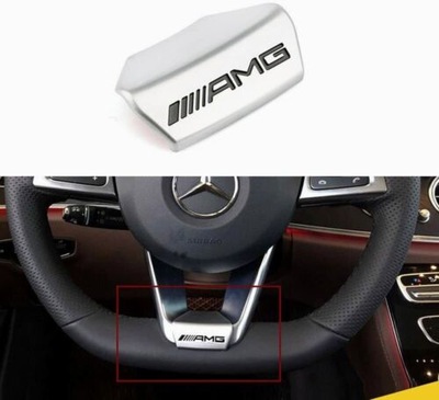 MERCEDES W212 W213 AMG EMBLEMA LOGOTIPO AL VOLANTE  