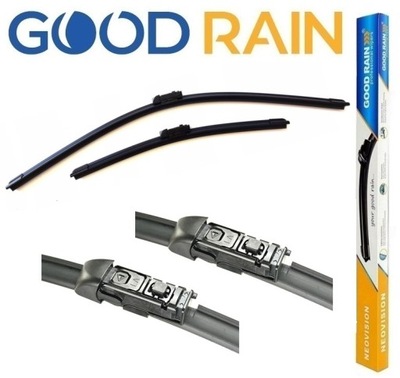 ESCOBILLAS LIMPIAPARABRISAS AL PARTE DELANTERA GODE RAIN SUBARU XV G24 TOYOTA C-HR DE 2016-  