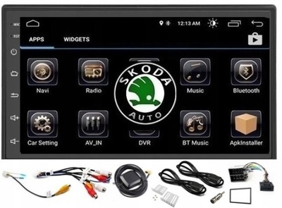 RADIO 2 DIN ANDROID USB SKODA SUPERB I 2000-2  