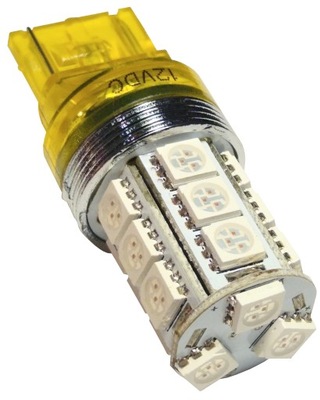 ЛАМПОЧКА LED (СВЕТОДИОД ) SMD 5050 W21W/ WY21W 12/24V ЖЕЛТЫЙ