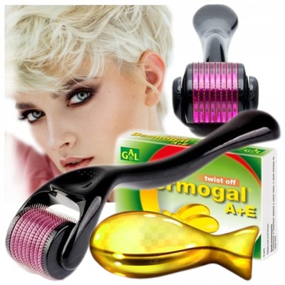 Derma Roller do mezoterapii mikroigłowej igłowej AMPUŁKI POD DERMA ROLLER