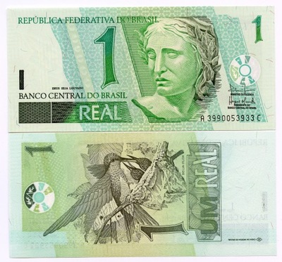 BRAZYLIA 1 REAL P-251 2003 UNC