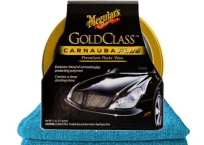 Meguiar`s GOLD CLASS Carnauba PLUS Premium Wax 311g - wosk twardy z Carnaub