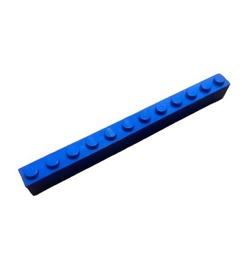 Lego 6112 klocek 1x12 niebieski