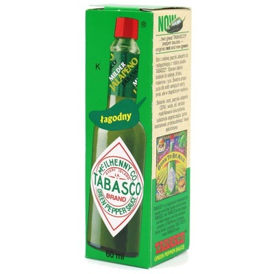 SOS TABASCO zielony Green Pepper Sauce 60ml