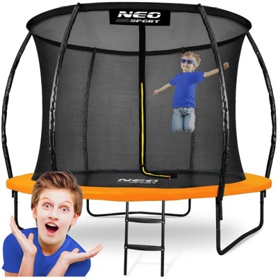 TRAMPOLINA OGRODOWA PROFILOWANA 10FT/312 CM Z SIATKĄ WEWNĘTRZNĄ NEO-SPORT