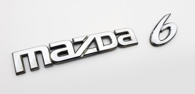 MAZDA 6 GG GY EMBLEMA INSIGNIA PARTE TRASERA TRASERA DE TAPA ORIGINAL  