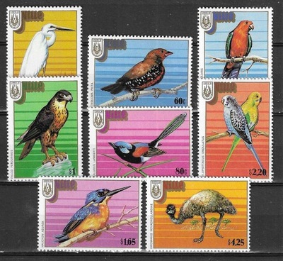 Niue 673-80 - ptaki