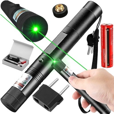 MOCNY WSKAŹNIK LASEROWY LASER POINTER ZIELONY