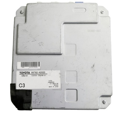 Блок керування паркування toyota rav4 86792-42020 1320003640b101 + програмування фото №1