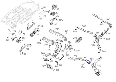 Канал воздуха mercedes a1678317500 фото №1
