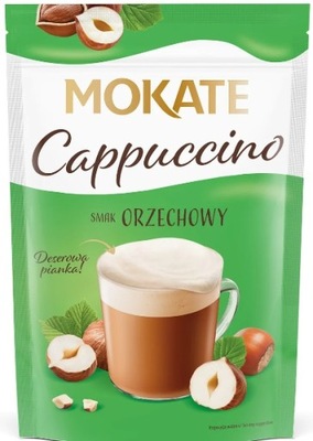 Kawa Mokate Cappuccino o smaku orzechowym 110 g