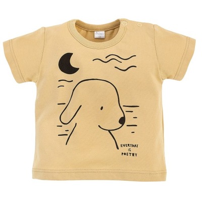 T-shirt Bluzka Summertime Pinokio Żółta r.80