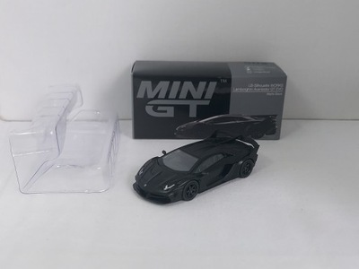 Mini GT 1:64 Lamborghini LB-Silhouette Works Aventador GT Evo RHD m.black