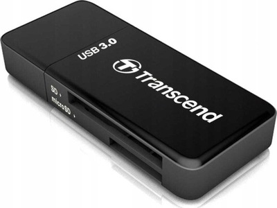 Transcend czytnik kart USB 3.1 SD / microSD Czarny