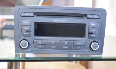 Radio CD Audi Chorus 2 8P0035152E-idealny stan+kod