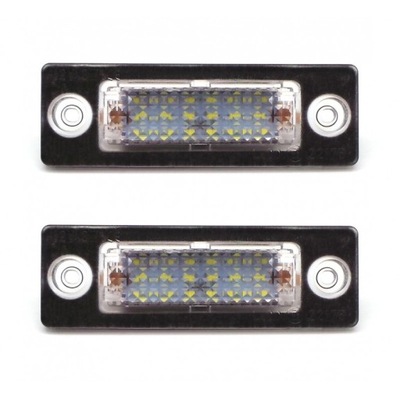 VW VOLKSWAGEN GOLF V LUCES REGISTRO DIODO LUMINOSO LED 2 PIEZAS  