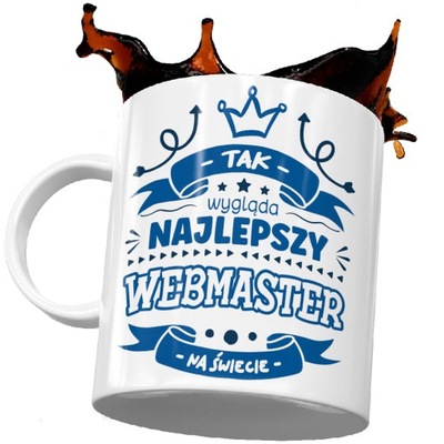 Prezent NAJLEPSZY KUBEK WEBMASTER PREZENT