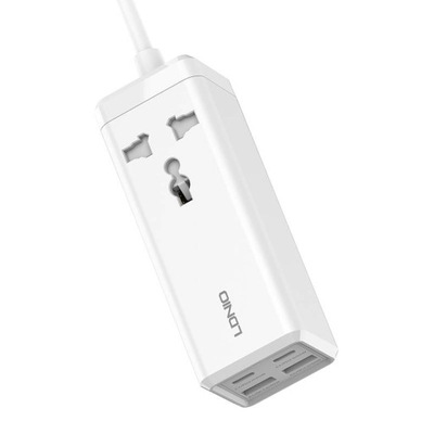 Listwa zasilająca z gniazdem AC, 2x USB, 2x USB-C SC1418, EU/US, 2500W