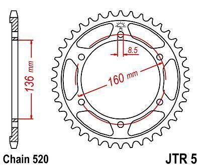 ENGRANAJE PARTE TRASERA JT 45-ZEBOW PEGASO 600 1990-1992  