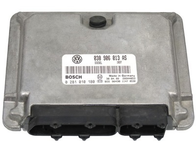 ECU SKODA OCTAVIA 1.9 TDI 038906013AS 0281010180