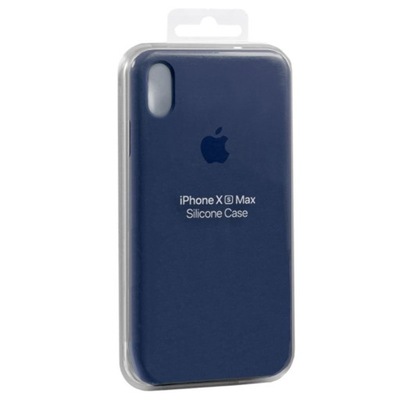 ORYGINALNE ETUI iPhone Xs Max Silicone Case BLUE