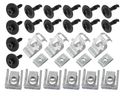 CLAMP CLAMPS CAPS ENGINE SET FOR AUDI A4 B8 A5  