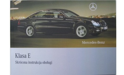 MERCEDES W211 RESTYLING 2006-2009 MANUAL SKROCONA PL  