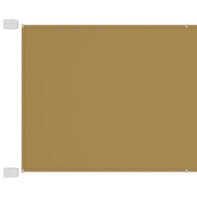 Markiza pionowa, beżowa, 140x420 cm, tkanina Oxfo