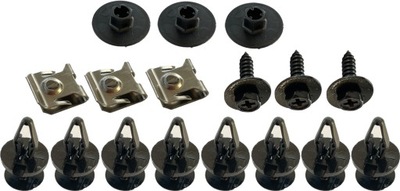 Кліпси підкрилок ford mondeo mk4 07-15 фото №1