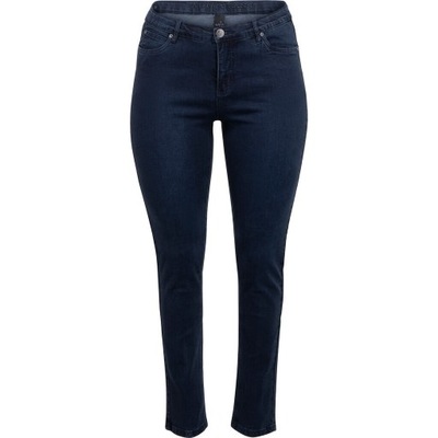 ADIA GRANATOWE SPODNIE JEANSY SLIM A503 54