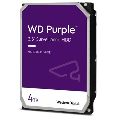 Dysk twardy HDD WD Purple 4 TB DO MONITORINGU
