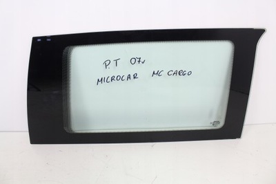Скло правий задня microcar mc cargo 08r. фото №1