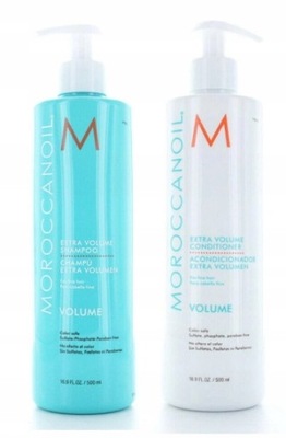 MOROCCANOIL VOLUME EXTRA szampon + odżywka 2 x 500