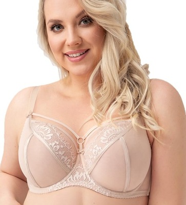 Biustonosz soft Gorsenia K 496 Paradise Beżowy beżowy 75F