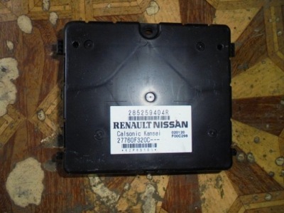 Renault zoe ii lift x10 модуль кондиціонера 285259404r фото №1