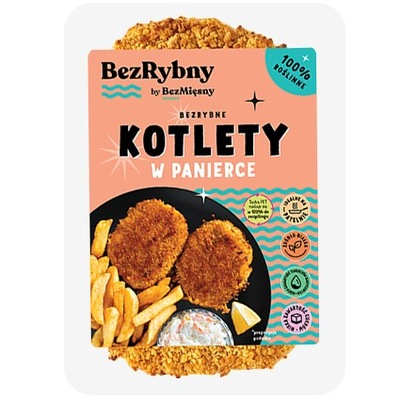 Bezrybne kotlety w panierce 200 g Bezmięsny