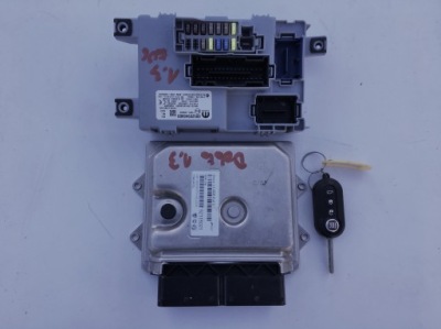 Fiat doblo бортовий комп'ютер ключ bsi 1.3 eu6 18- фото №1