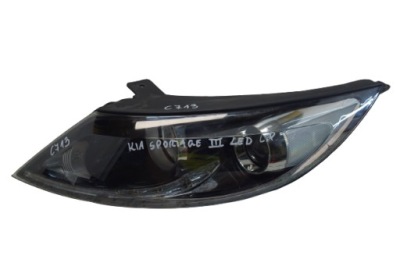 Kia sportage iii лампа левая перед led uk фото №1
