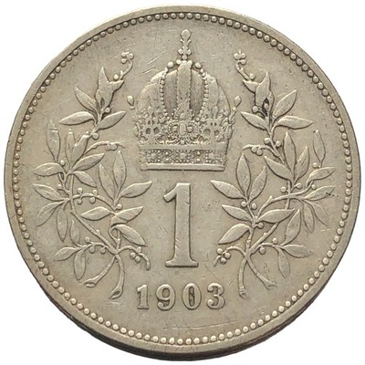 74433. Austria - 1 korona - 1903r. - Ag