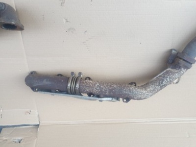 Mercedes w126 5.0 v8 коллектор выпускной+ труба фото №1