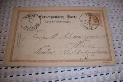 Bielitz Bielsko-Biała 1891 do Wiednia Judaika Leopold Schwarzschild