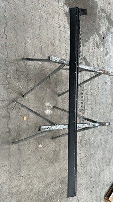 Hyundai santa fe 2019- поріг правий накладка фото №1