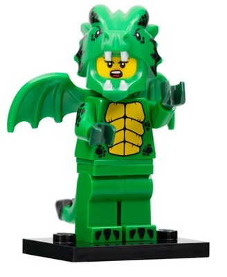 LEGO MINIFGURKA 71034 Green Dragon Smok col23-12