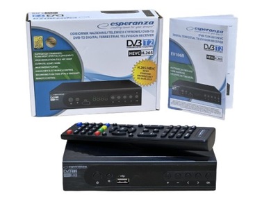 Dekoder Tuner DVB-T2 HEVC H.265 Esperanza